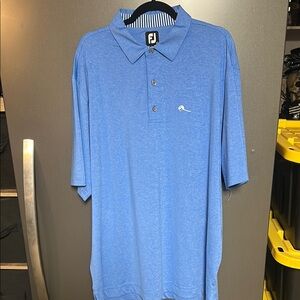 FootJoy Carolina Blue Polo Shirt Classic Short Sleeve